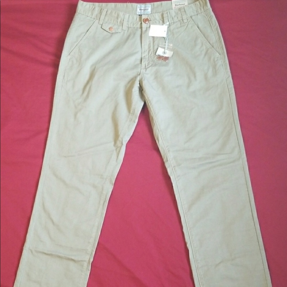 Barbour Olive Chinos- 34/32